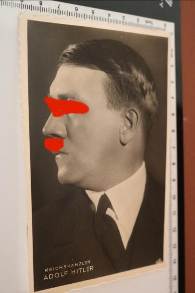 Postkarte Portrait Adolf Hitler - Reichskanzler